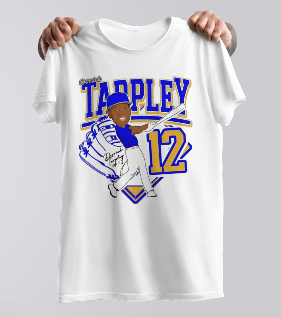 Derrick Tarpley 12 Baseball Player Art 2025 T-Shirt