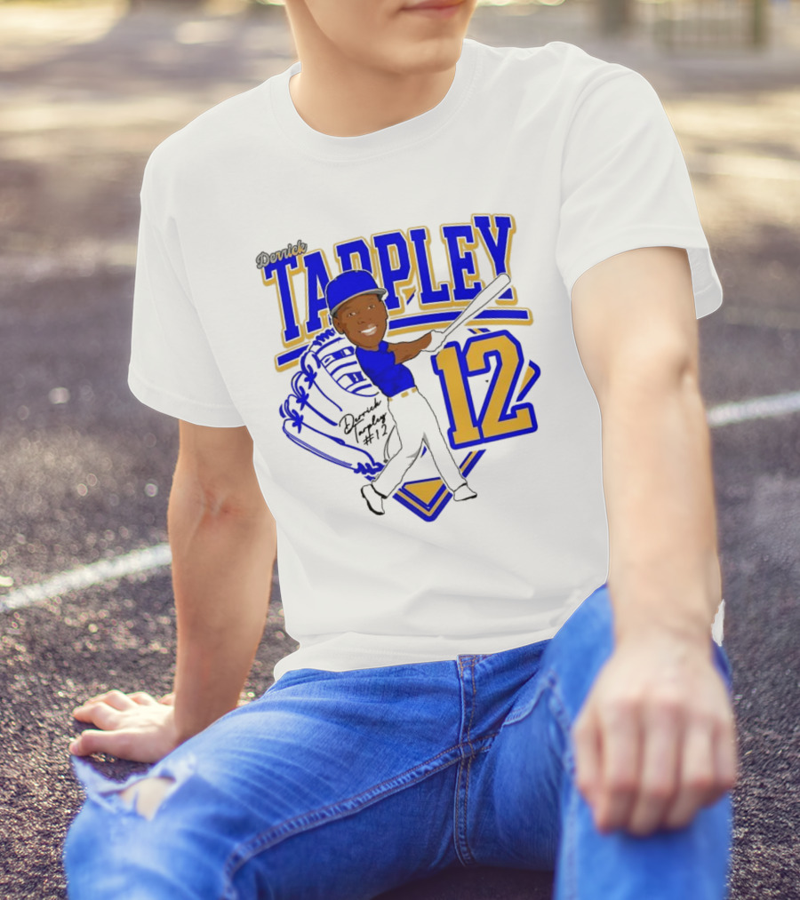 Derrick Tarpley 12 Baseball Player Art 2025 T-Shirt