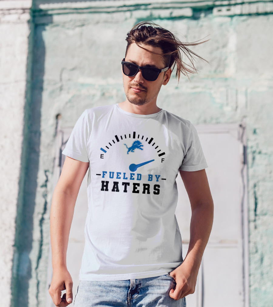 Detroit Lions Fueled By Haters Speedometer T-Shirt