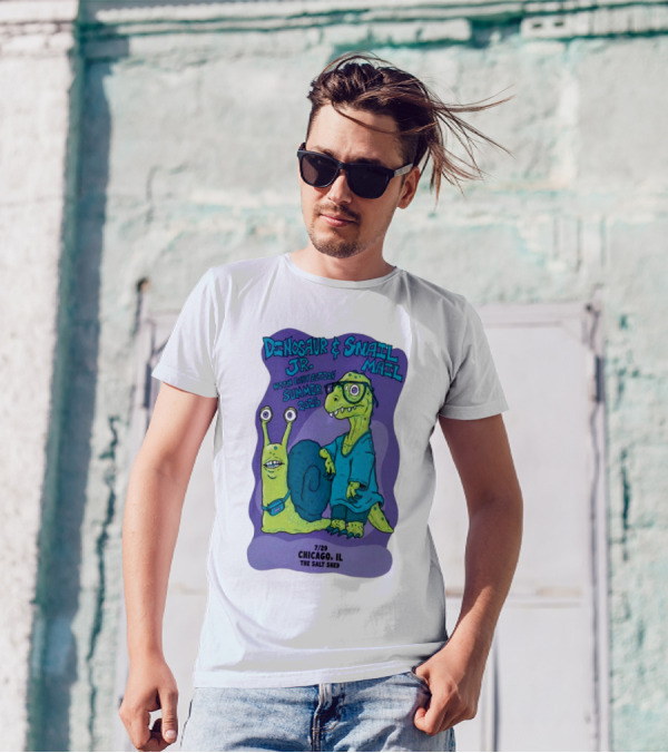 Dinosaur Jr. Snail Mail Summer 2025 Chicago IL The Salt Shed T-Shirt