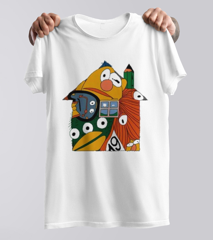 Don’t Hug Me I’m Scared And Pencil Characters T-Shirt