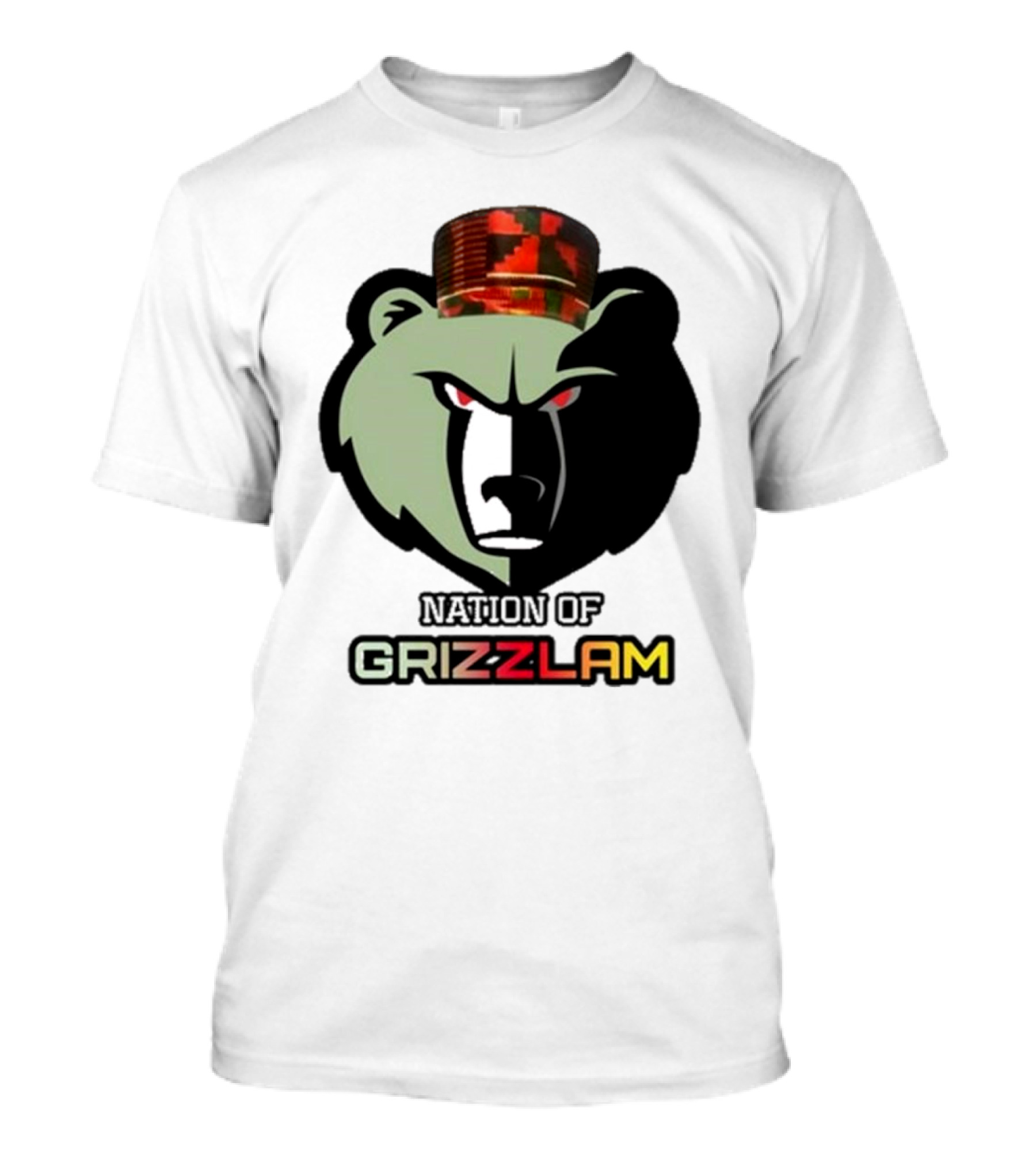 Feralrollypolly Grizzlam Bear Kufi Hat T-Shirt