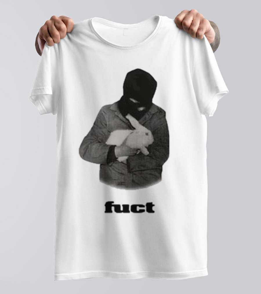 Fuct Robber Holding Rabbit Kill People Not Animals T-Shirt