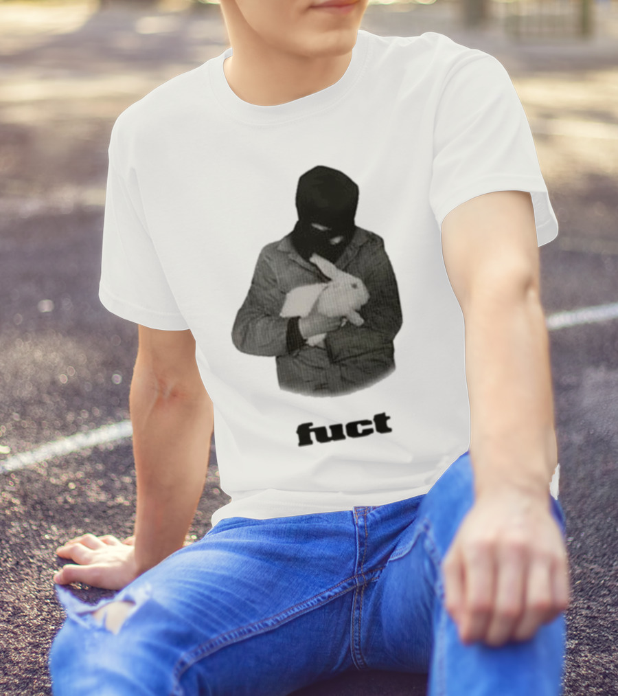 Fuct Robber Holding Rabbit Kill People Not Animals T-Shirt