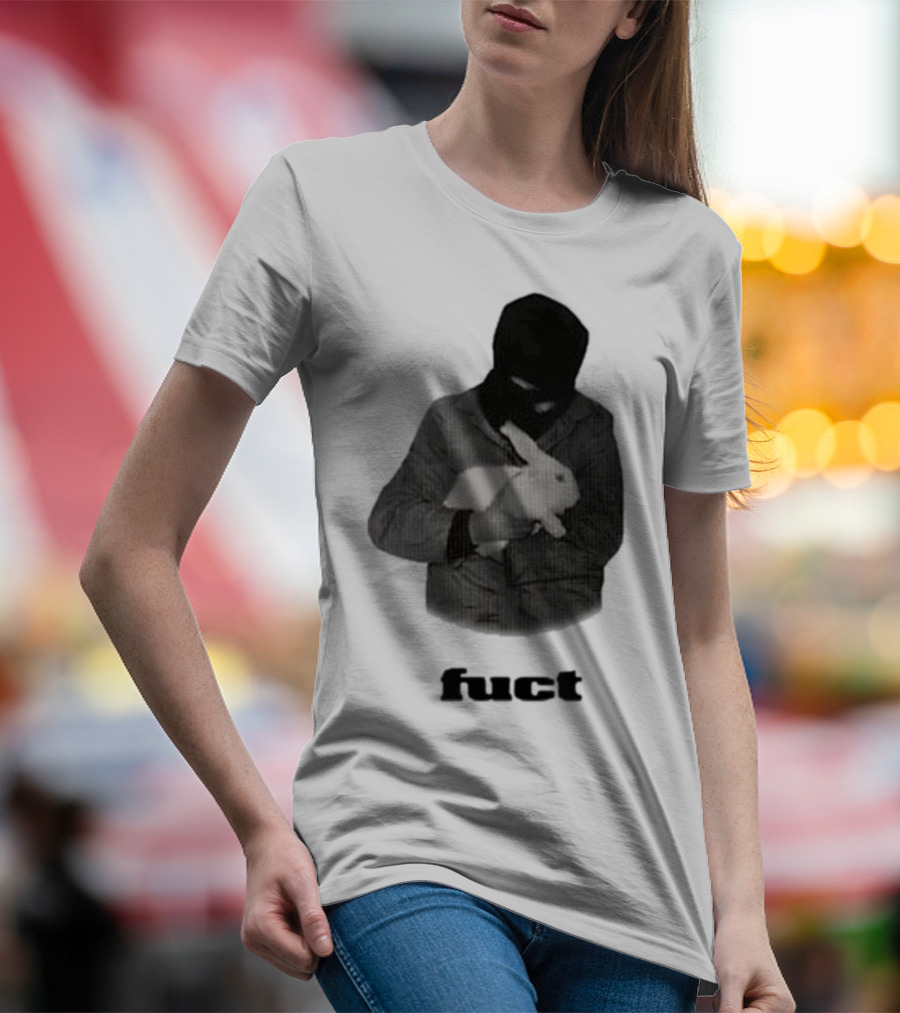 Fuct Robber Holding Rabbit Kill People Not Animals T-Shirt
