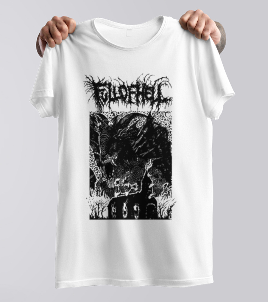 Full Of Hell Goat Church Abomination With Dark Symbolism T-Shirt