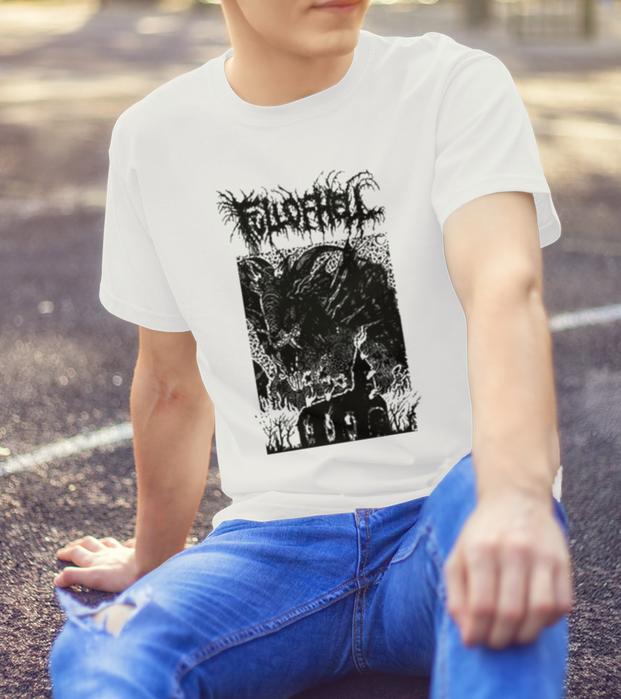 Full Of Hell Goat Church Abomination With Dark Symbolism T-Shirt