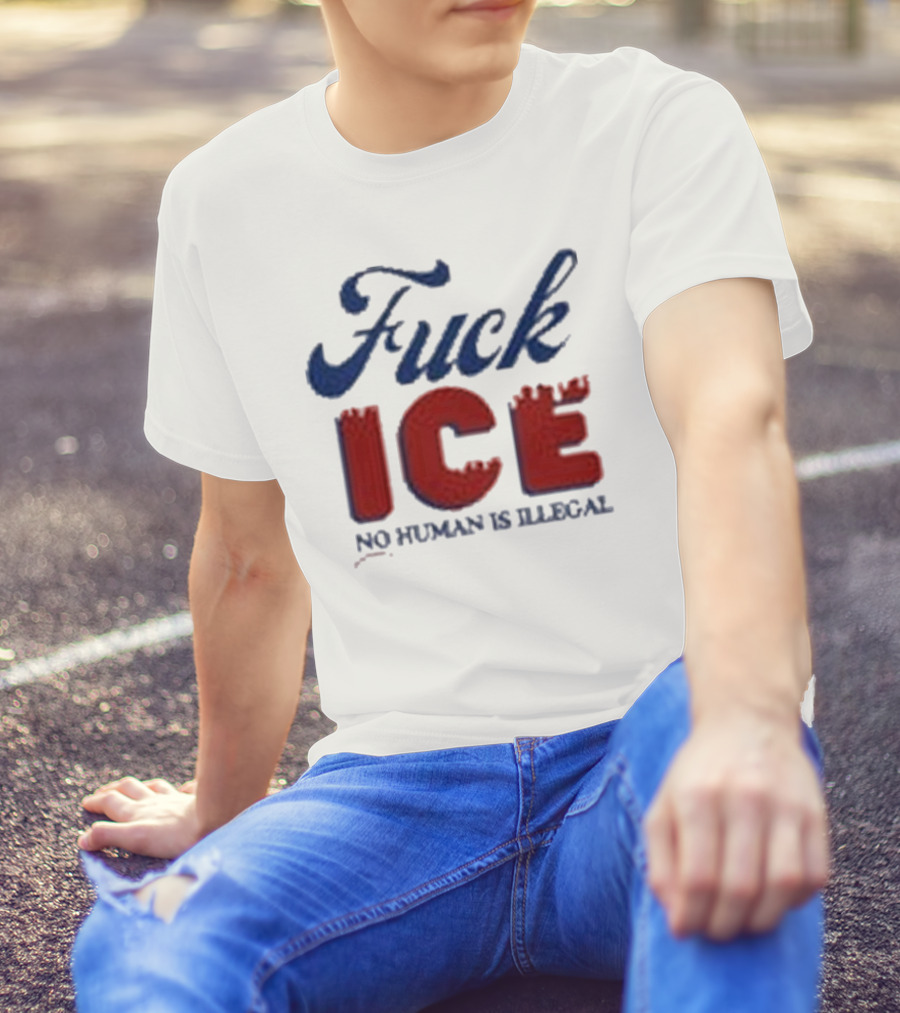 Funny Mexico Fuck ICE No Humans Is Illegal T-Shirt