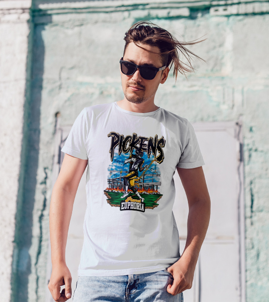 Pickens Planet Euphoria Pittsburgh Steelers NFL T-Shirt