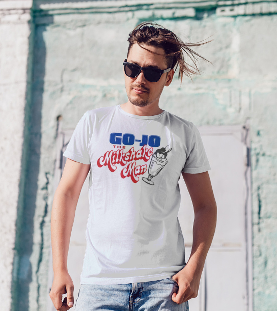 Go Jo The Milkshake Man Retro Style Beverage Lover T-Shirt