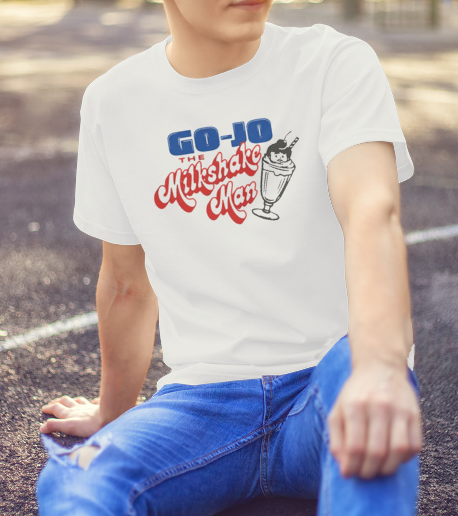 Go Jo The Milkshake Man Retro Style Beverage Lover T-Shirt