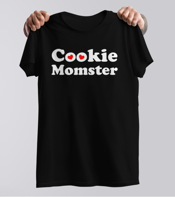 Cookie Momster Mother's Day Baker Moms Scout Moms T-Shirt