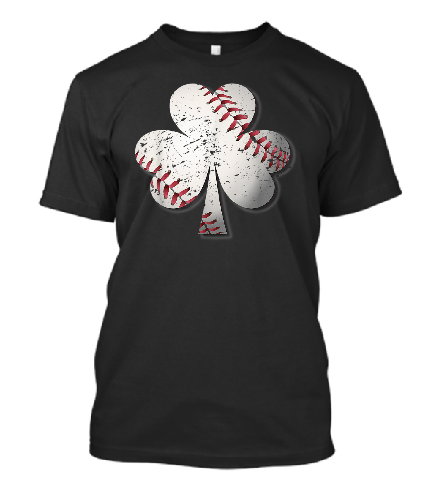 St Patricks Day Shamrock Baseball Womens T-Shirt