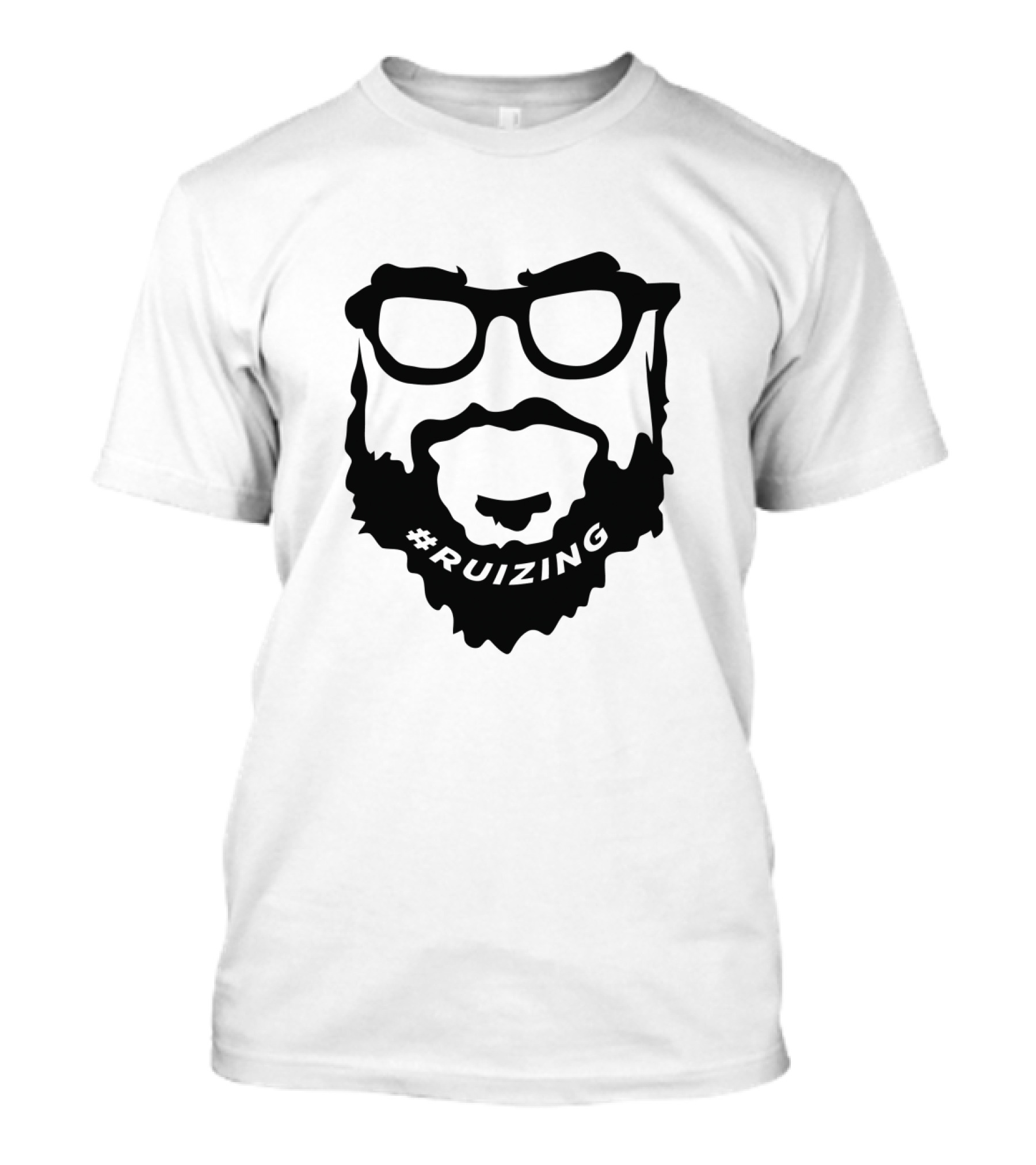 Ruizing Logo With Beard And Glasses T-Shirt