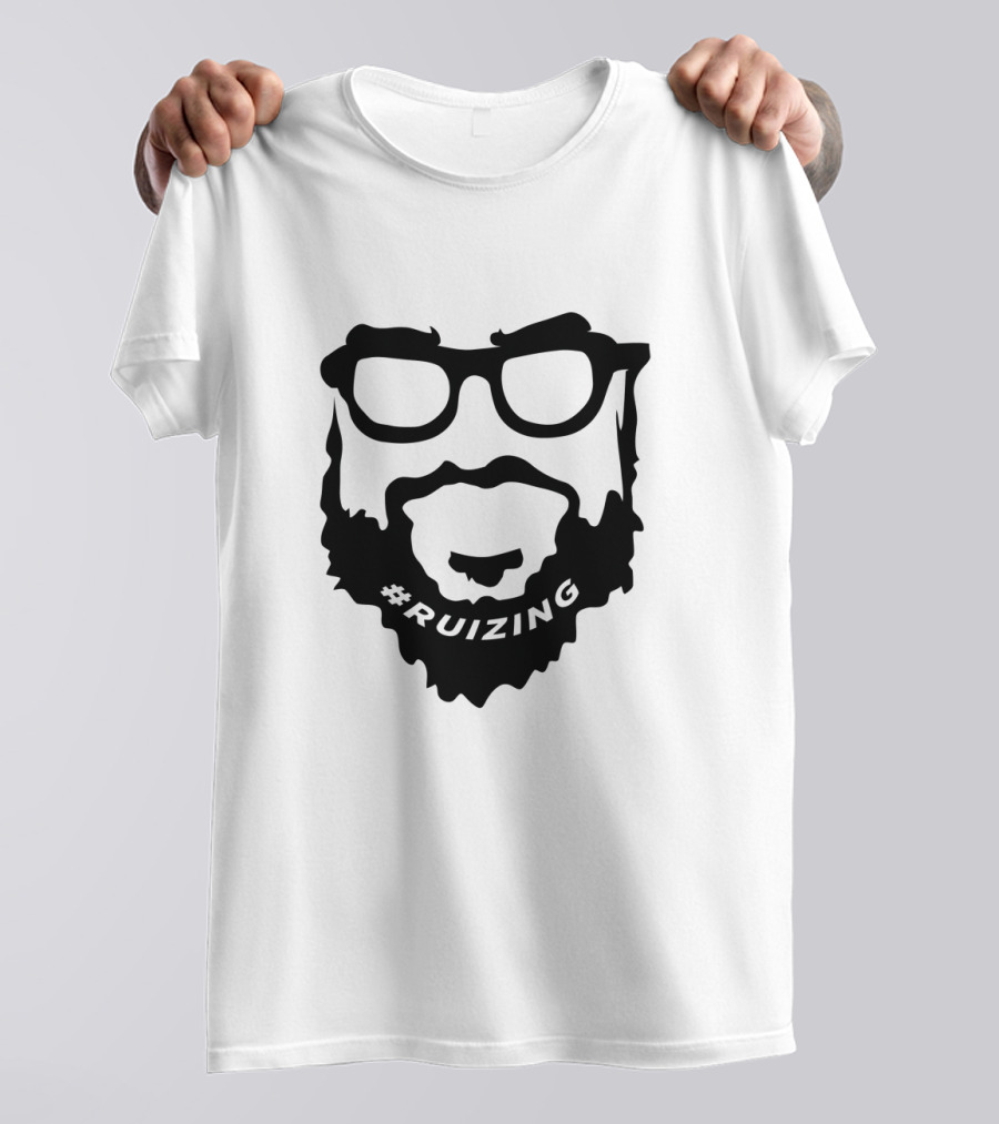 Ruizing Logo With Beard And Glasses T-Shirt