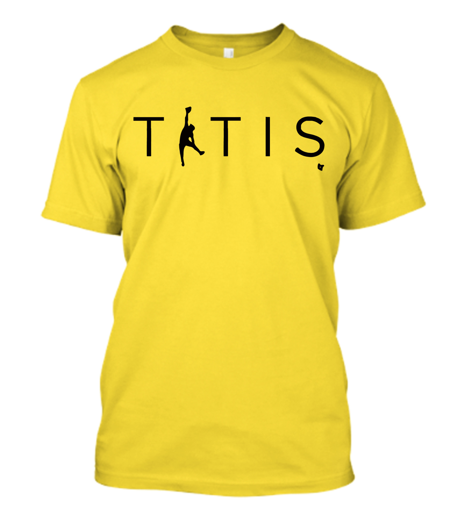 TATIS Air Niño Basketball Logo Yellow T-Shirt