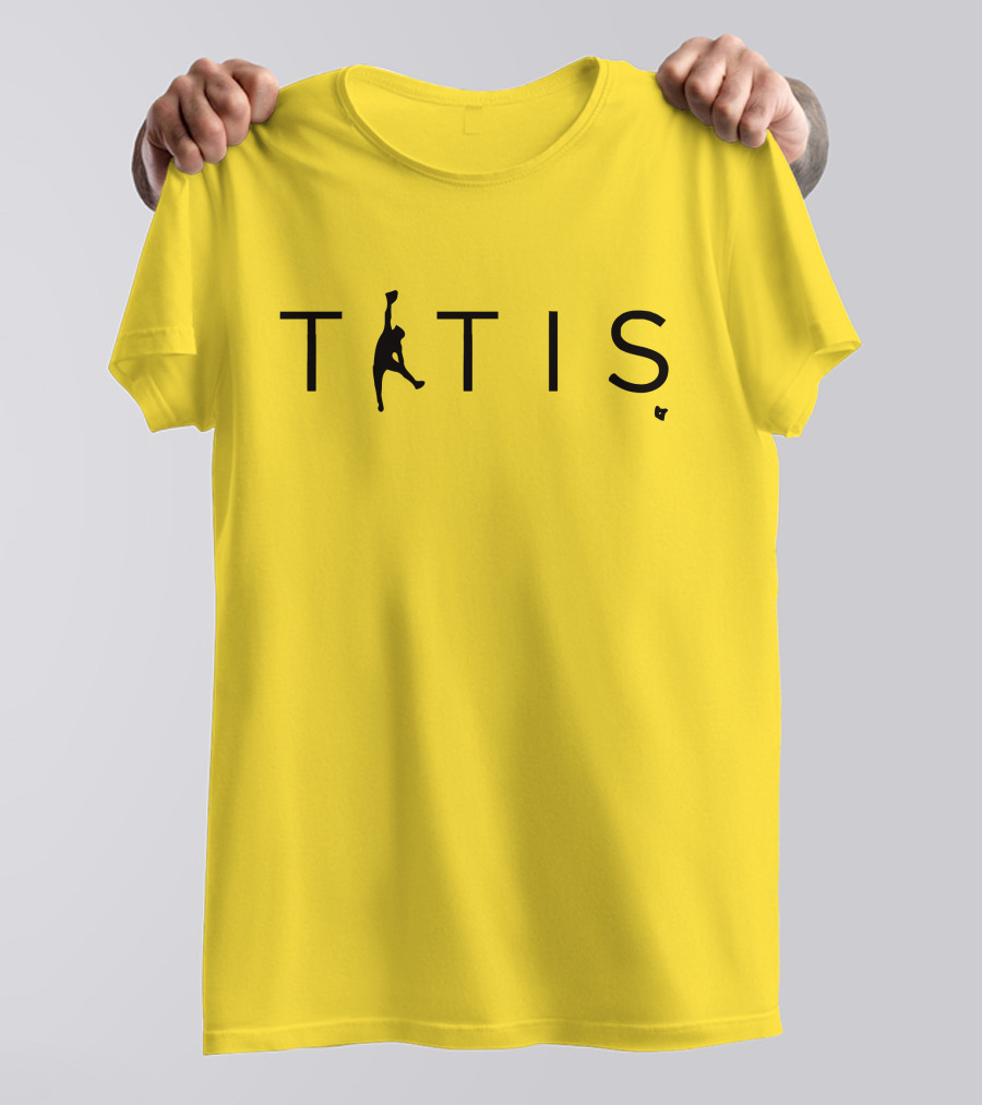 TATIS Air Niño Basketball Logo Yellow T-Shirt