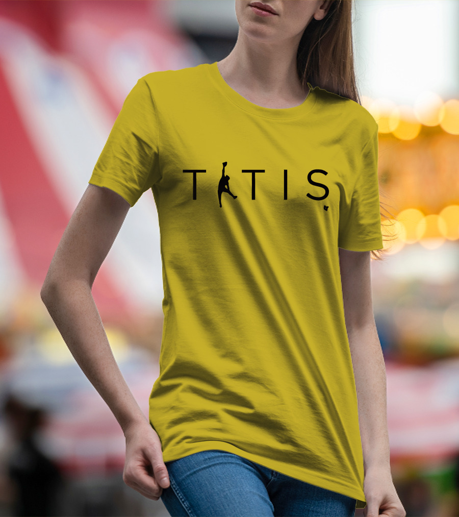 TATIS Air Niño Basketball Logo Yellow T-Shirt