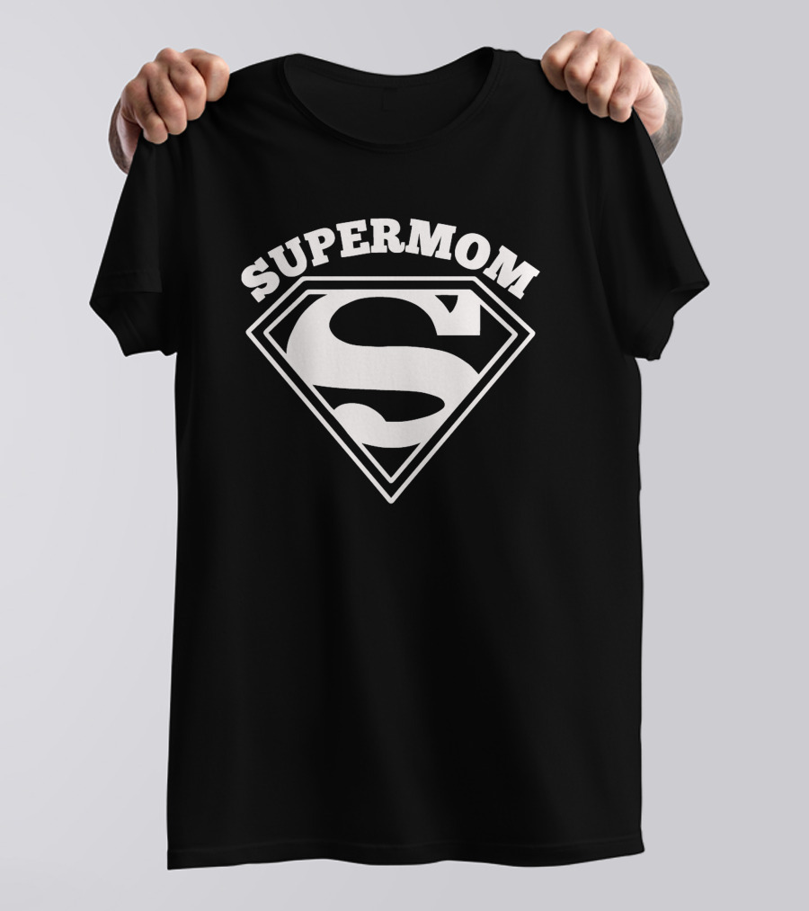 Supermom S Logo Power Emblem T-Shirt