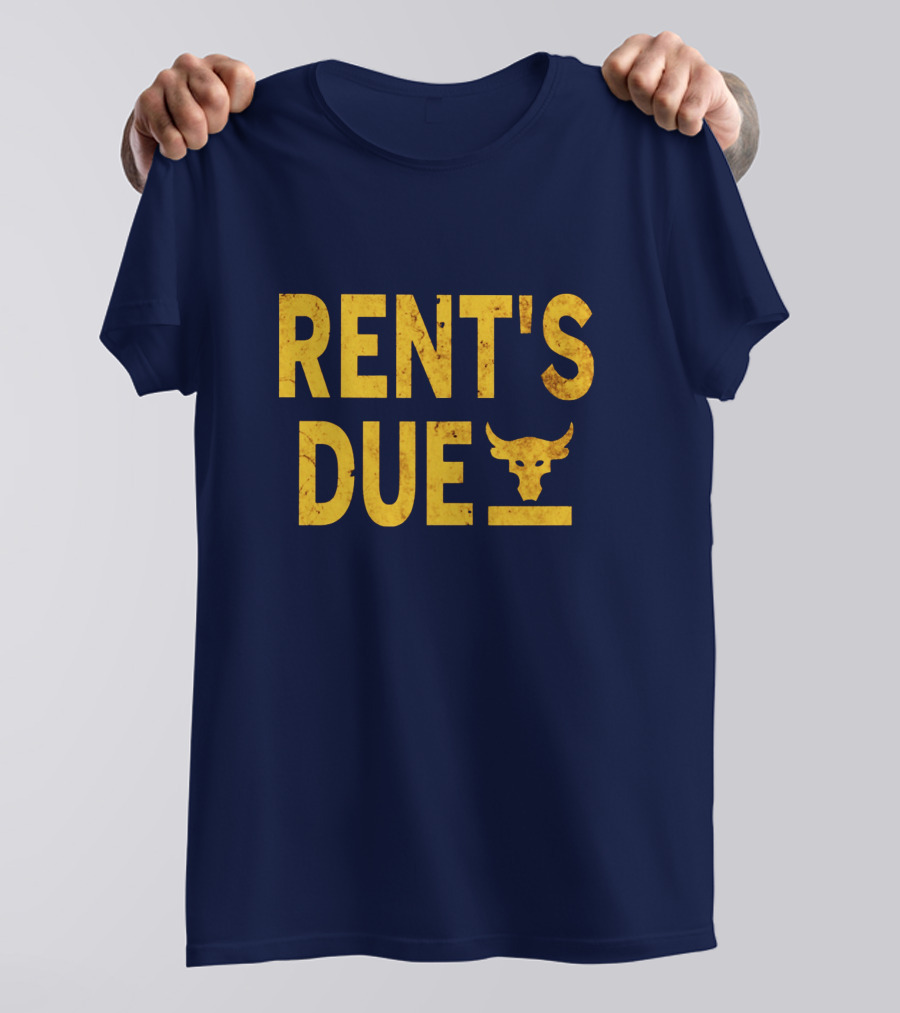 RENT'S DUE Bull Skull T-Shirt