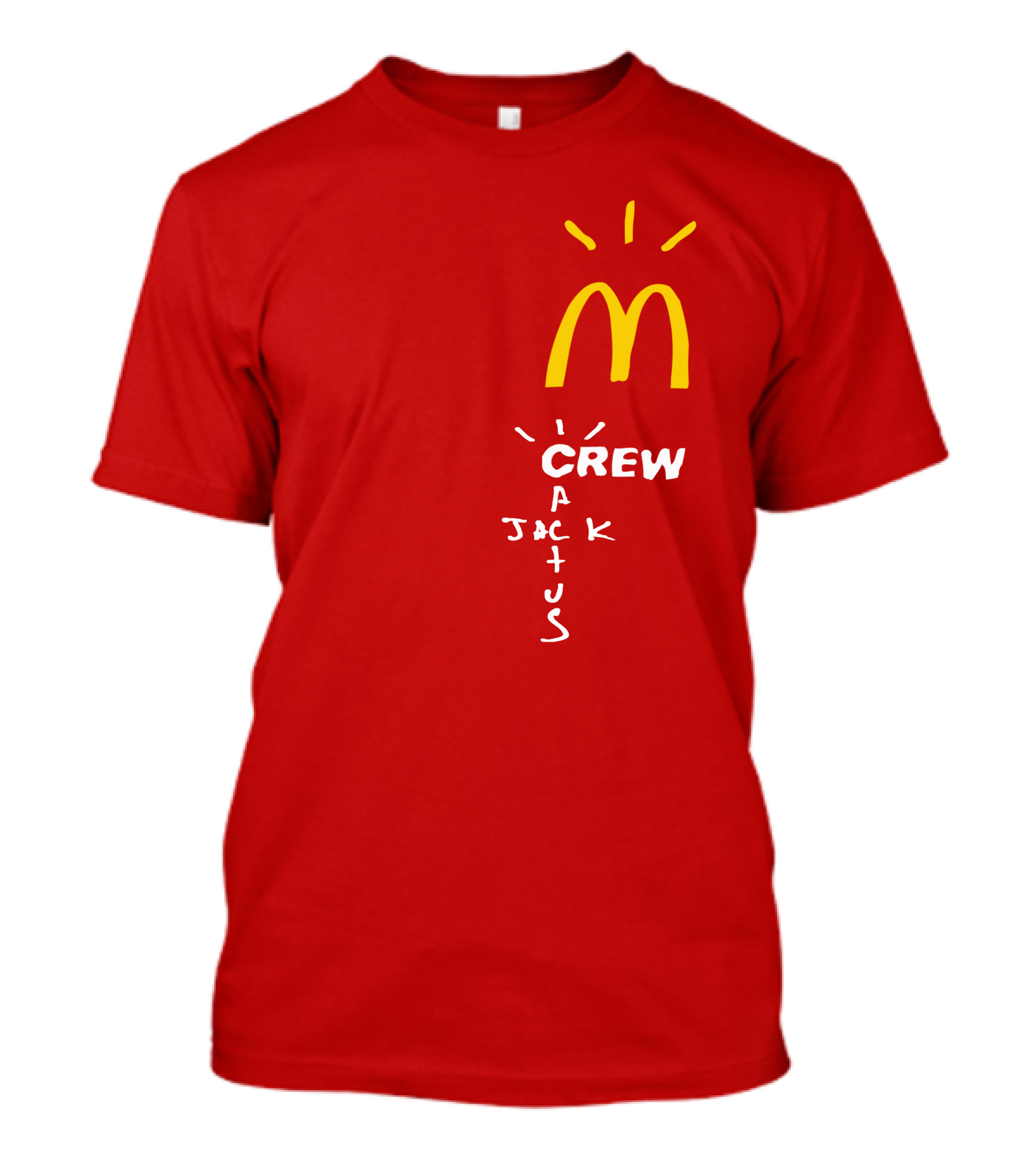 Travis Scott Cactus Jack McDonald's Crew McDonald's T-Shirt