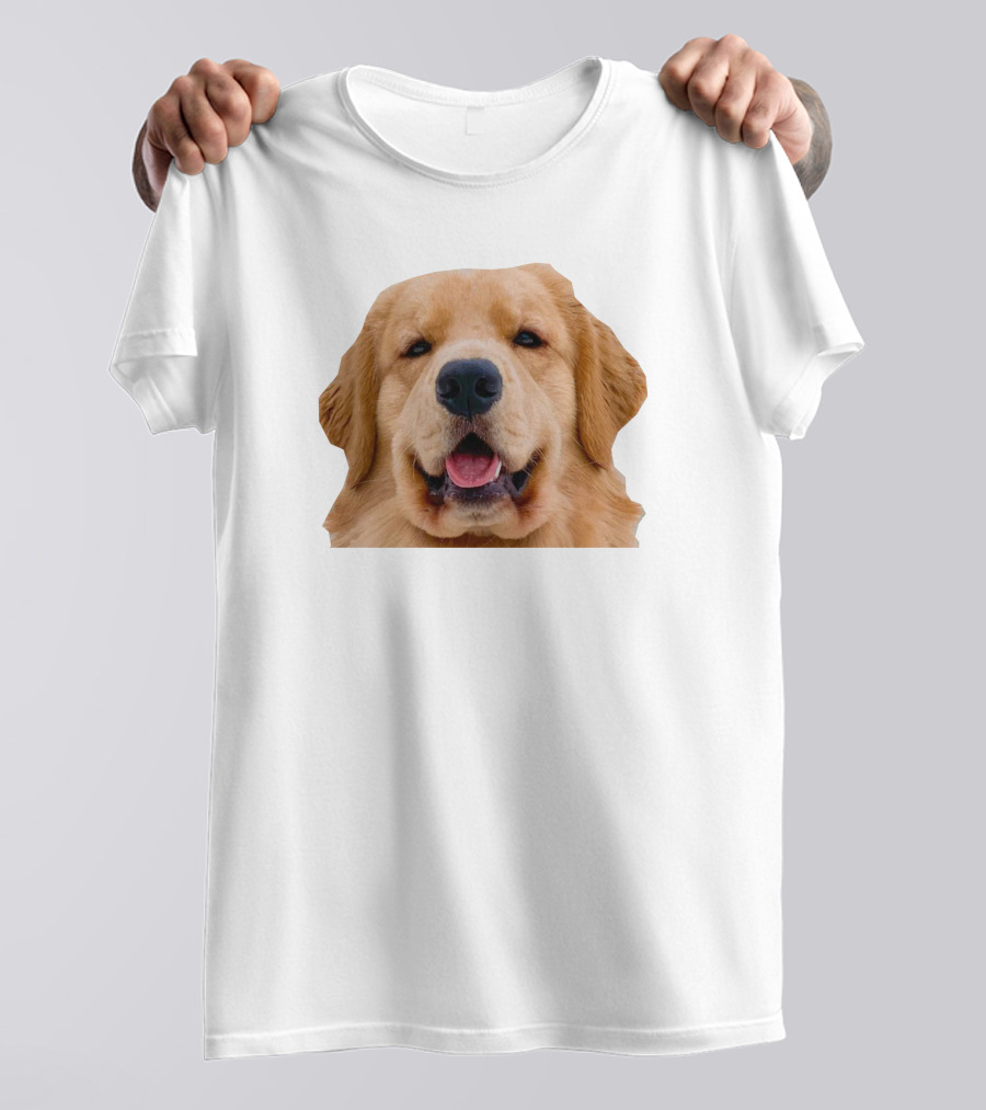 Tucker Budzyn Golden Retriever Face T-Shirt