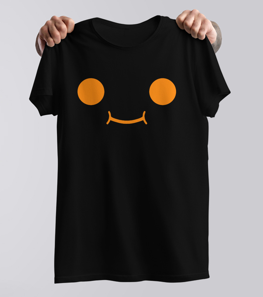 Fundy Smiley Face Minimalist Black-Shirt T-Shirt