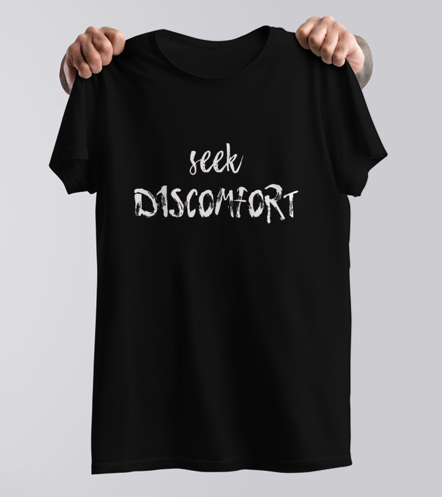 Seek Discomfort Yes Theory Merch T-Shirt