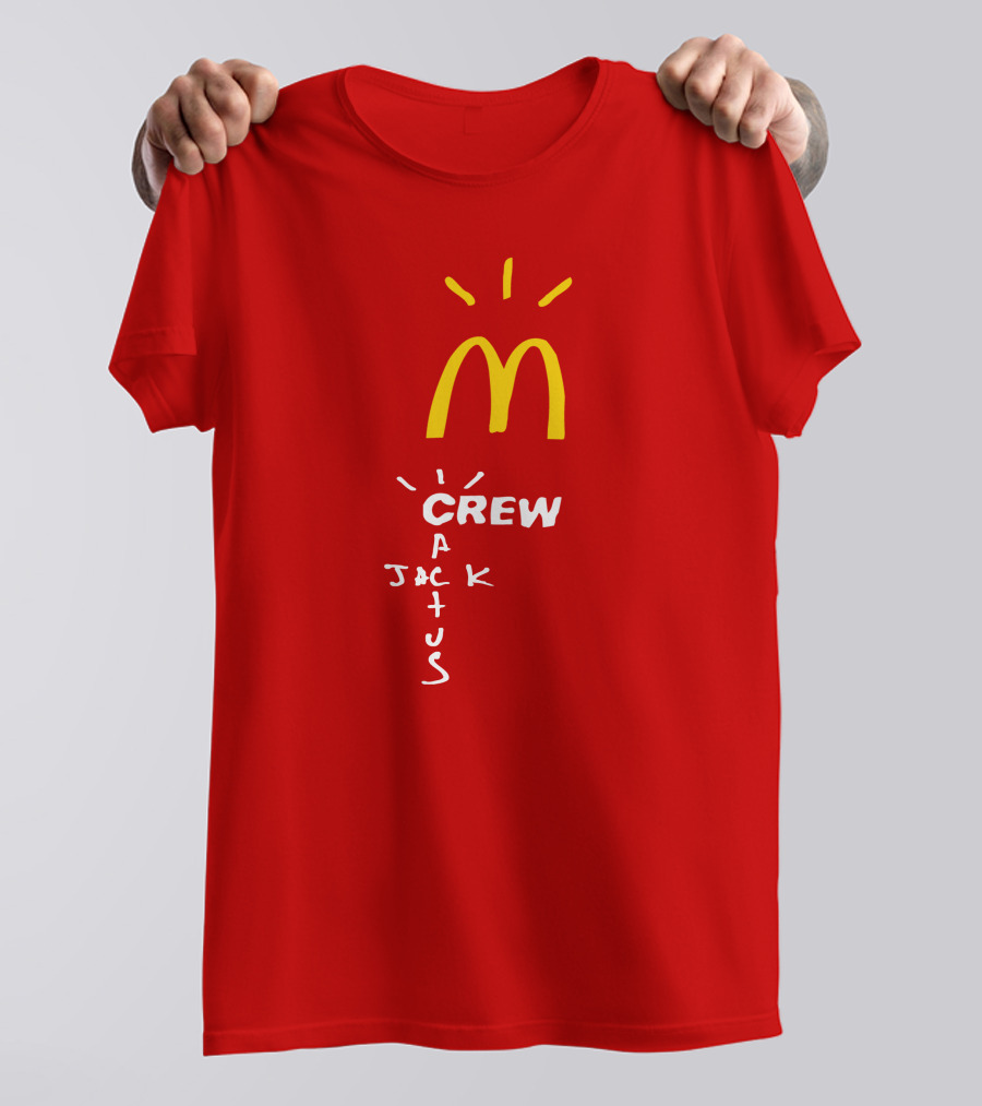 McDonalds Cactus Jack Crew Travis Scott Collaboration Toy T-Shirt