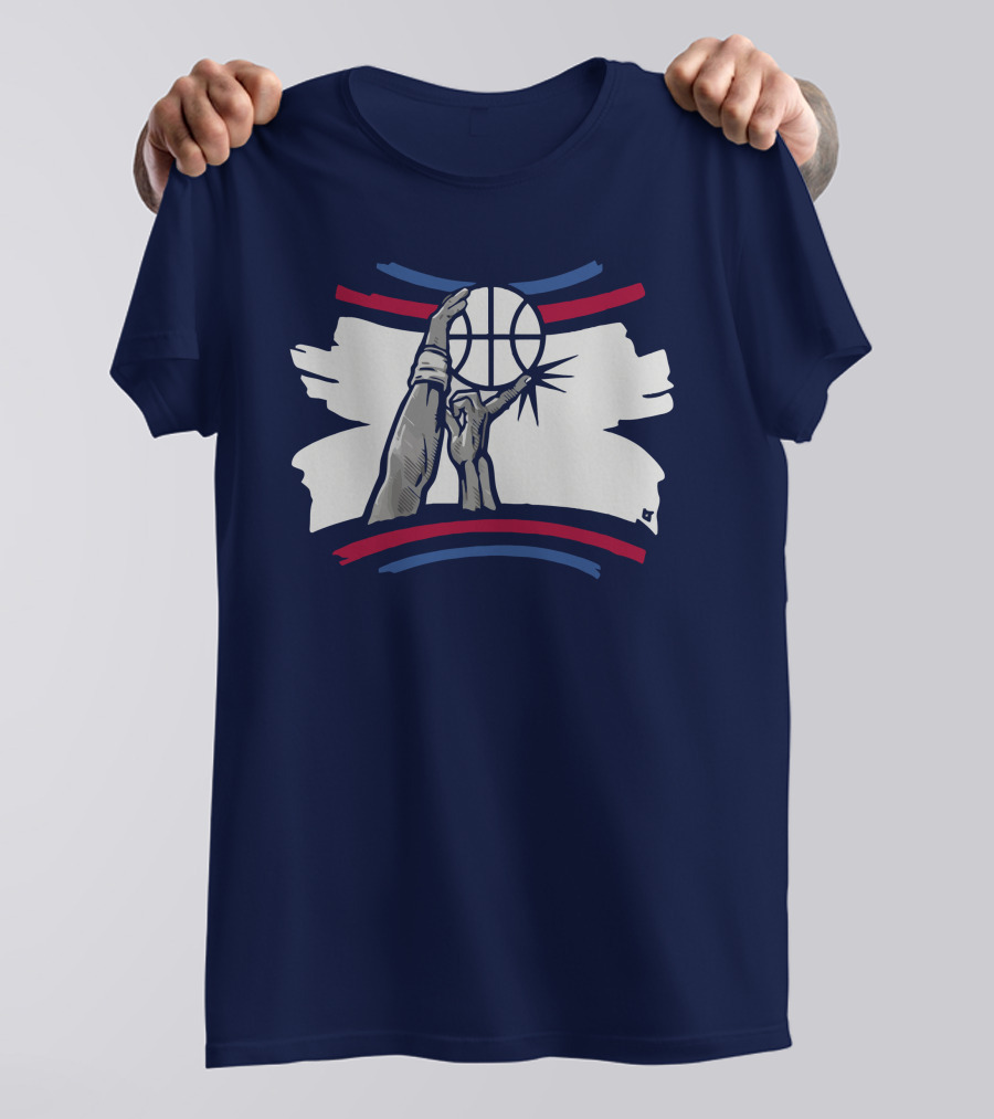 The Finger Block Basketball Iconic Defense Move T-Shirt