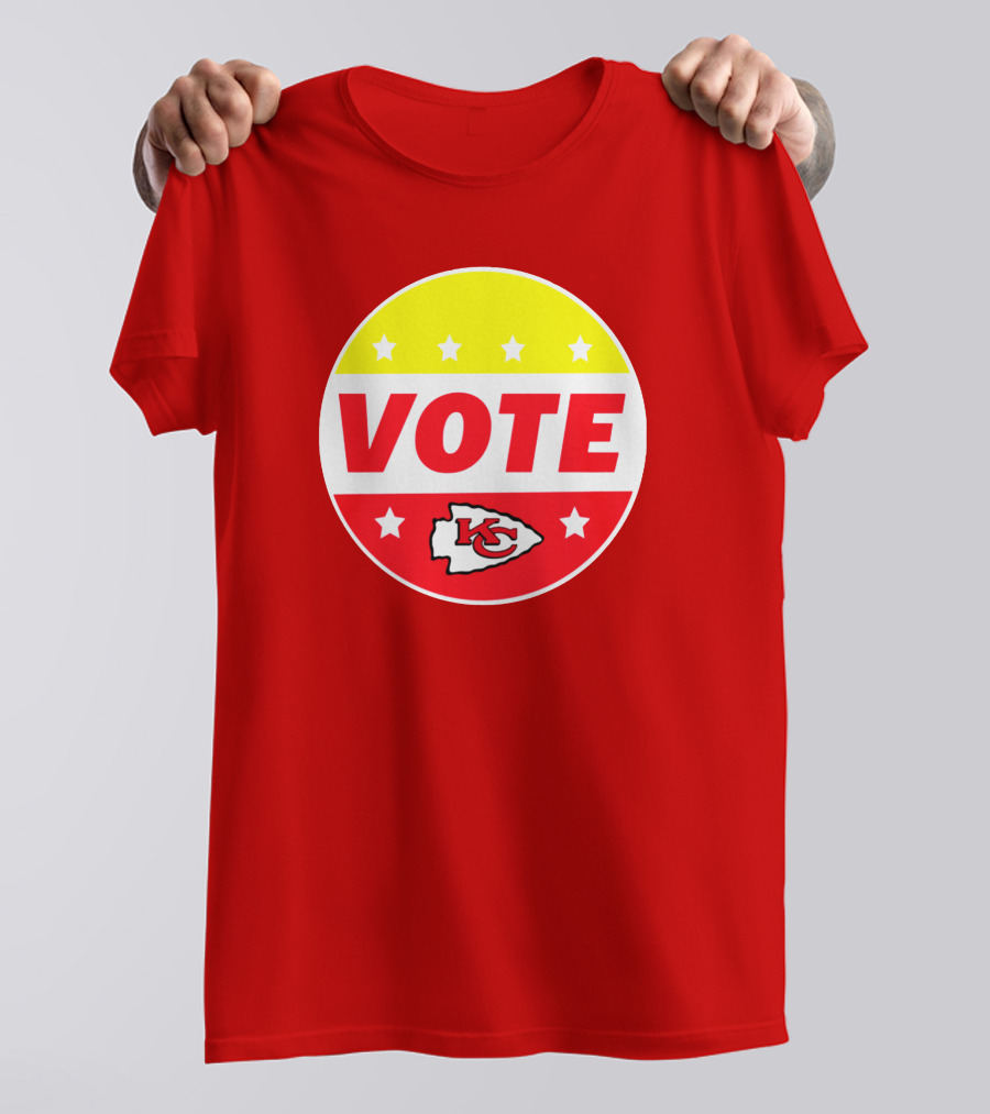 Vote Chiefs KC Red Stars Circle T-Shirt