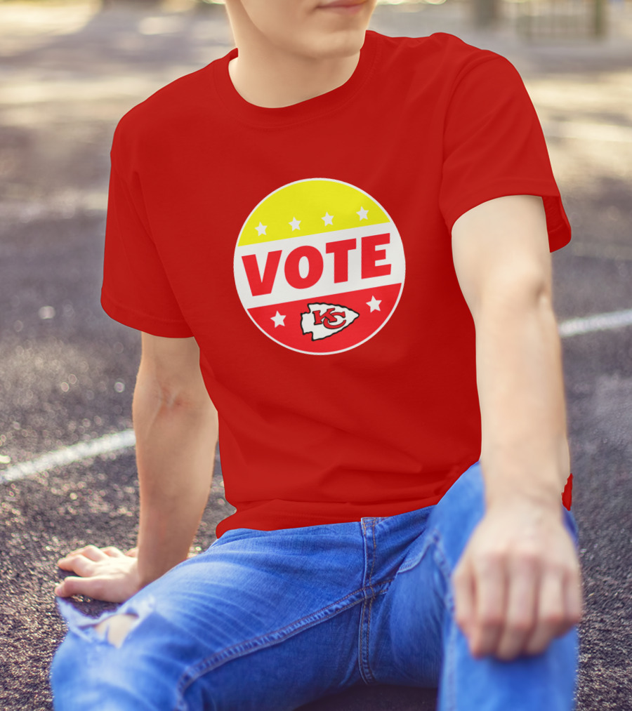 Vote Chiefs KC Red Stars Circle T-Shirt