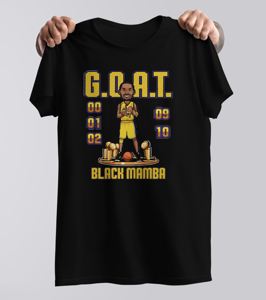 G.O.A.T. Black Mamba 00 01 02 09 10 T-Shirt