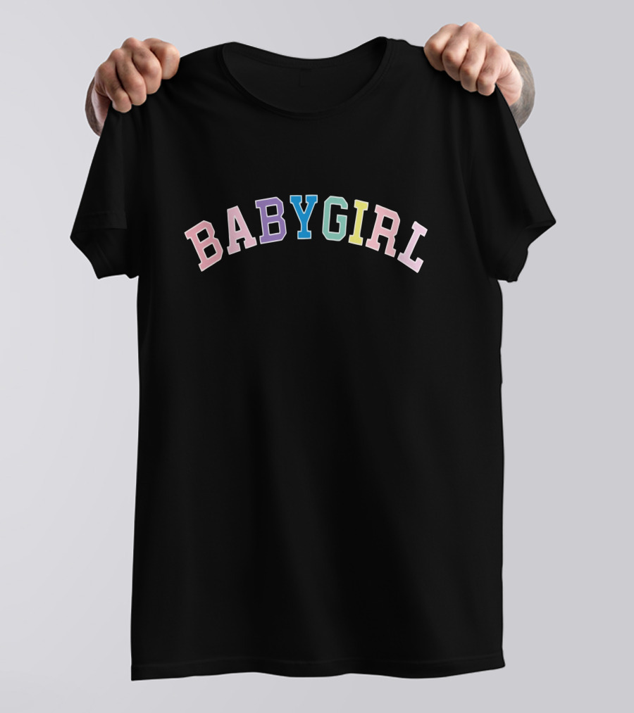 Babygirl Les Do Makeup Merch Pastel Lettering T-Shirt