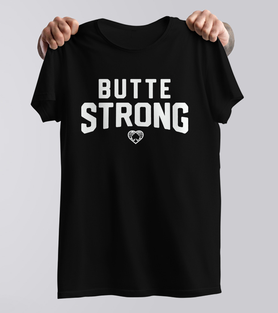 BUTTE STRONG Heart Symbol Resilience T-Shirt