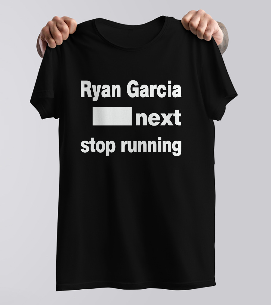 Ryan Garcia Blank Space Next Stop Running T-Shirt