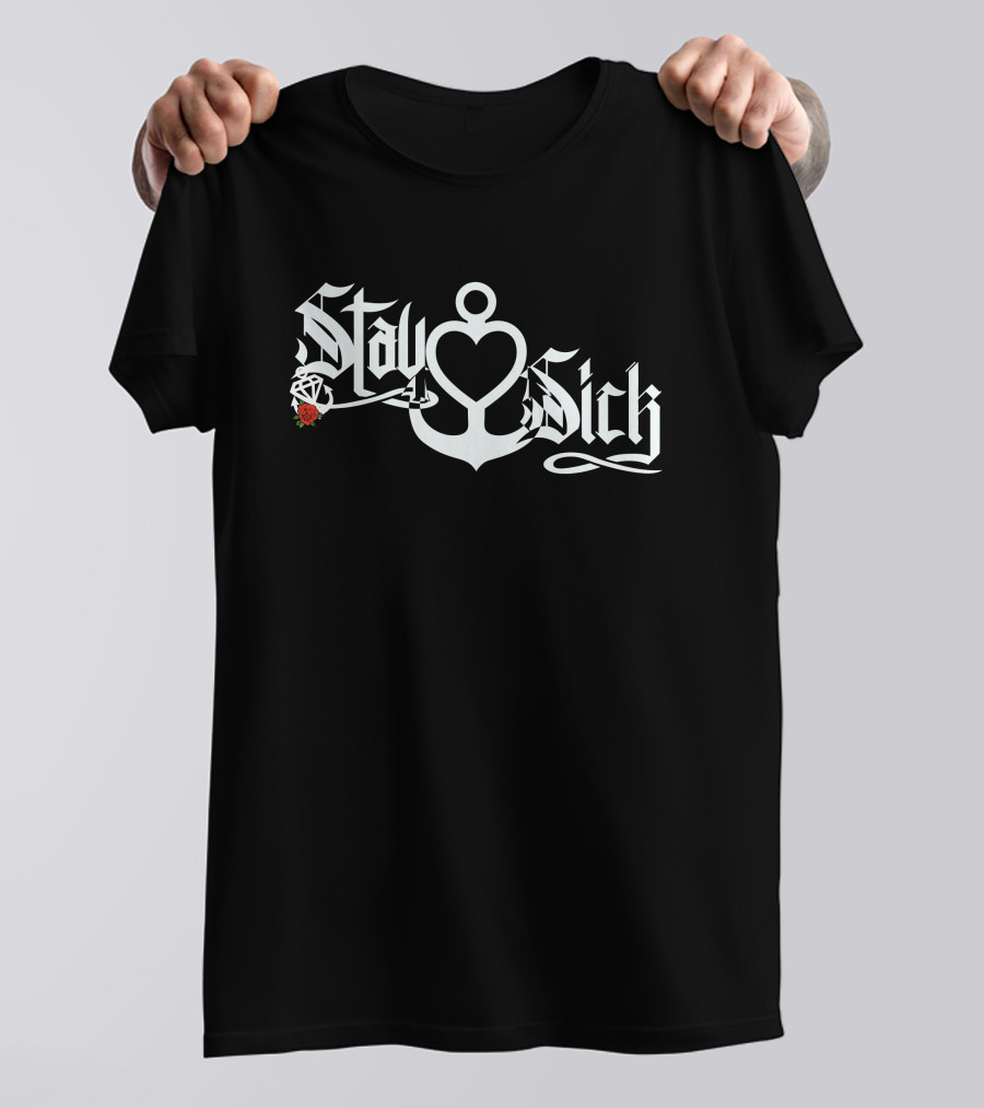 Stay Sick Threads Anchor Rose T-Shirt