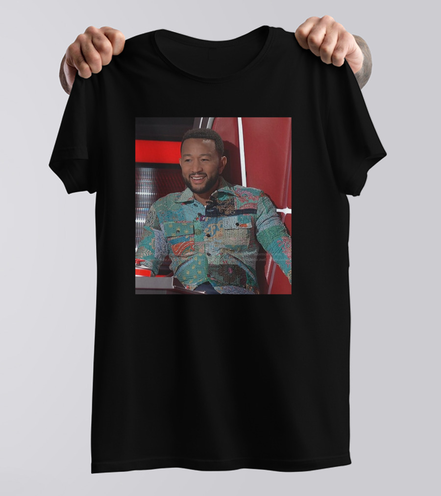 John Legend Patchwork Style On The Voice T-Shirt