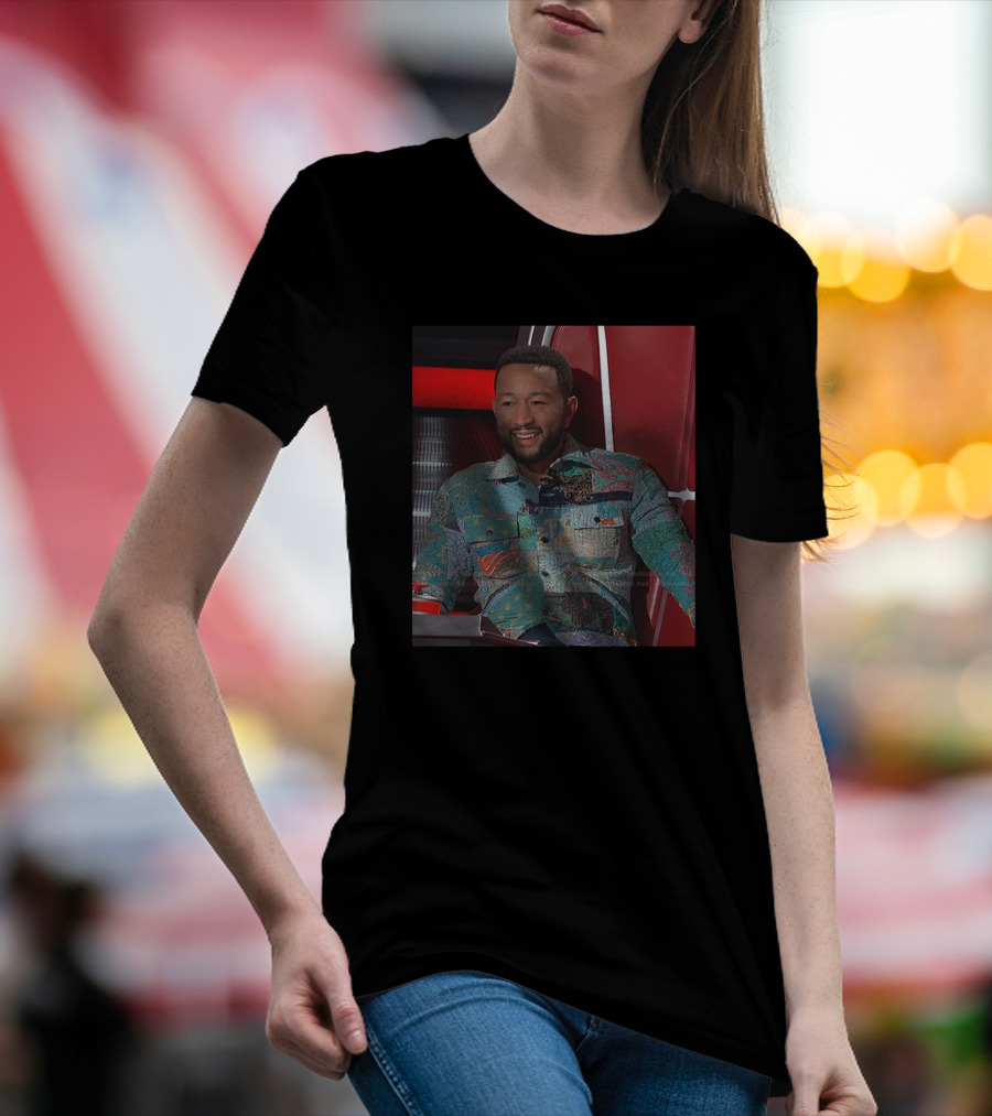 John Legend Patchwork Style On The Voice T-Shirt