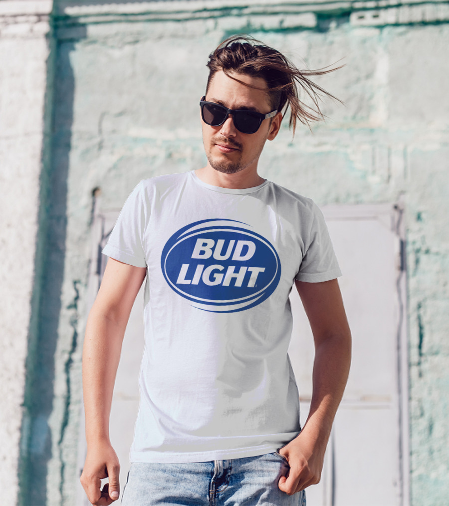 Bud Light Classic Blue Oval T-Shirt