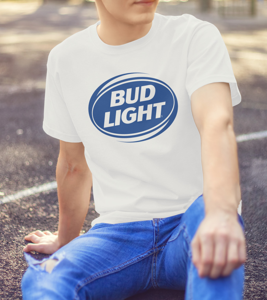 Bud Light Classic Blue Oval T-Shirt
