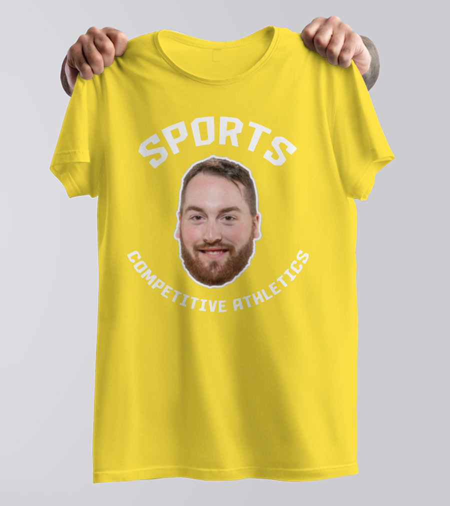 SPORTS COMPETITIVE ATHLETICS BEARDED FACE T-Shirt