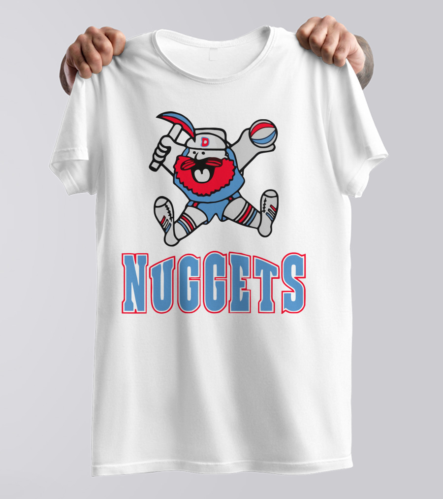 Denver Nuggets Old School Miner Mascot T-Shirt