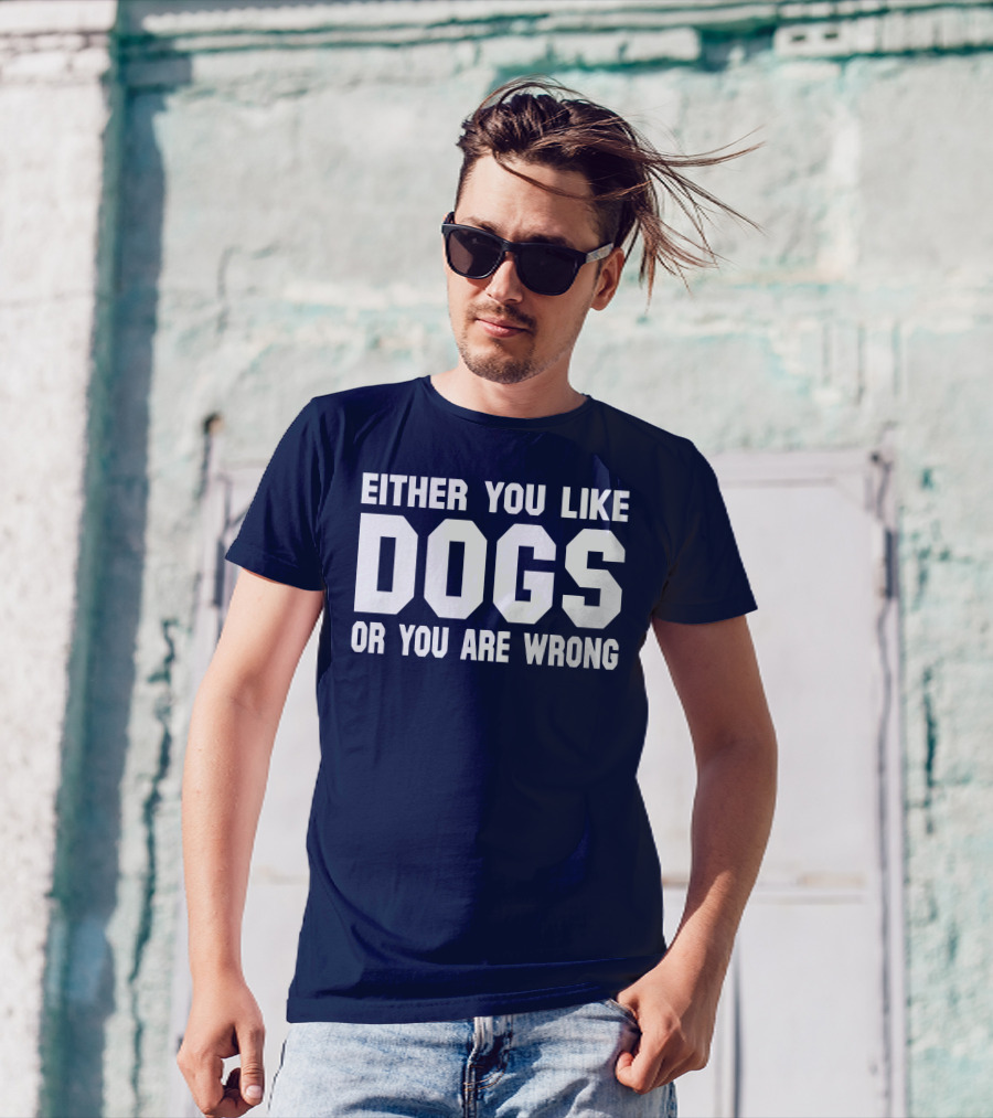 EITHER YOU LIKE DOGS OR YOU ARE WRONG T-Shirt