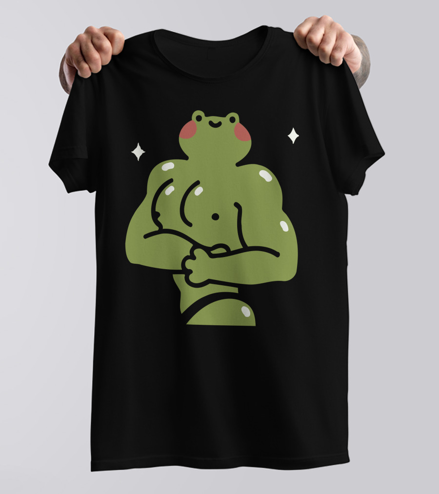 Muscular Ila Frog Con Recovery Pose T-Shirt