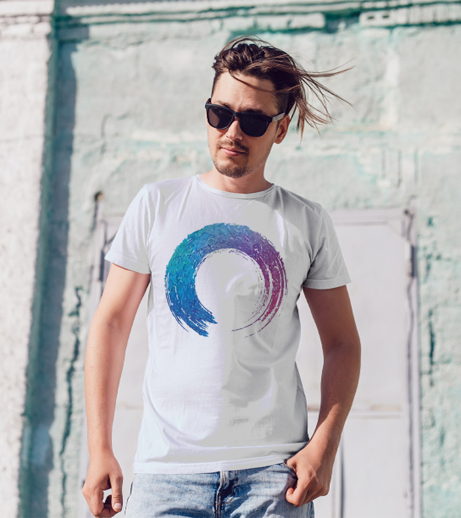 Funilab X Koan Zen Enso Circle Gradient T-Shirt
