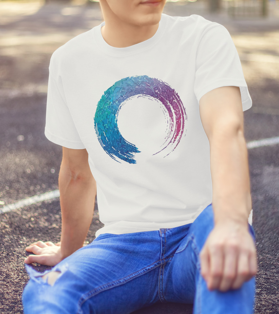 Funilab X Koan Zen Enso Circle Gradient T-Shirt