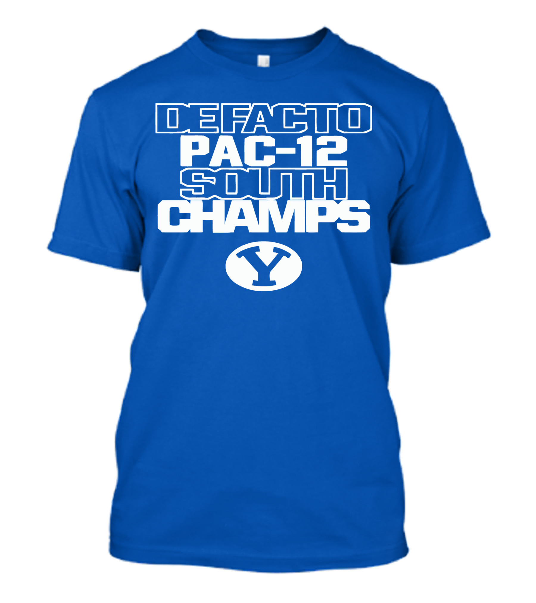 DEFACTO PAC-12 SOUTH CHAMPS BYU Y T-Shirt
