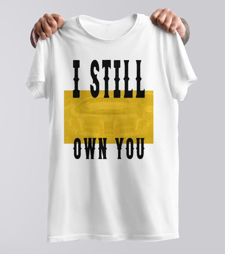 Allen Lazard I Still Own You Stadium Background T-Shirt