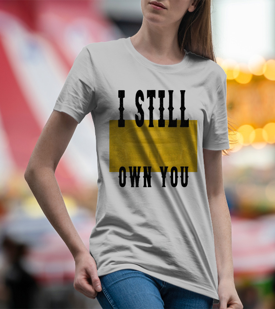 Allen Lazard I Still Own You Stadium Background T-Shirt